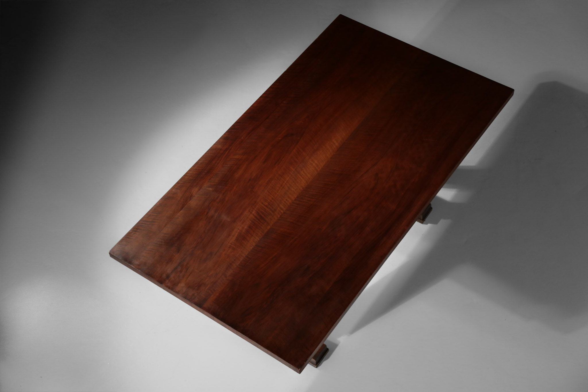 table à manger française style maxime old française en acajou - E171 – Image 3