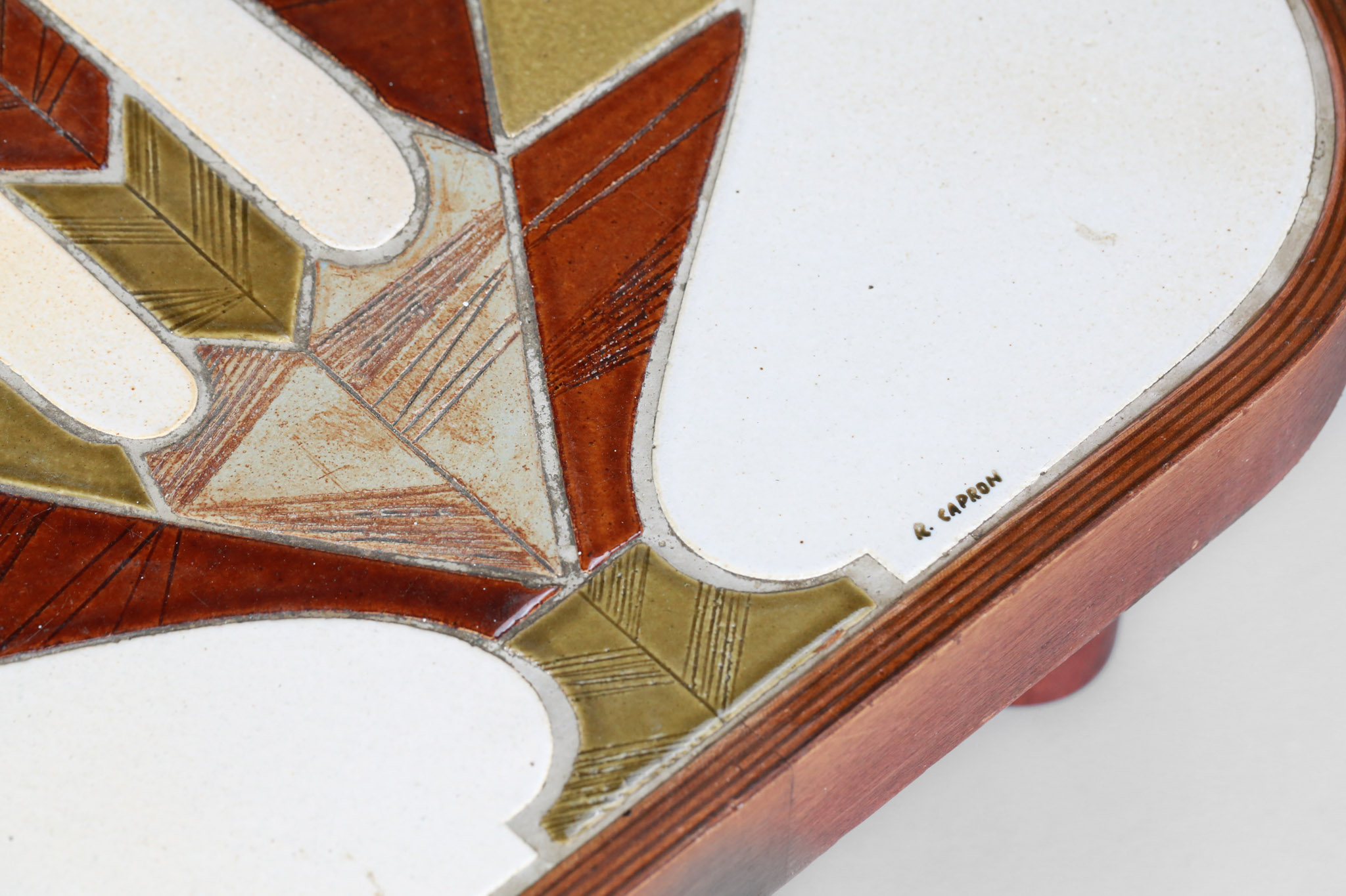 table basse roger capron ceramique francaise fleur 6