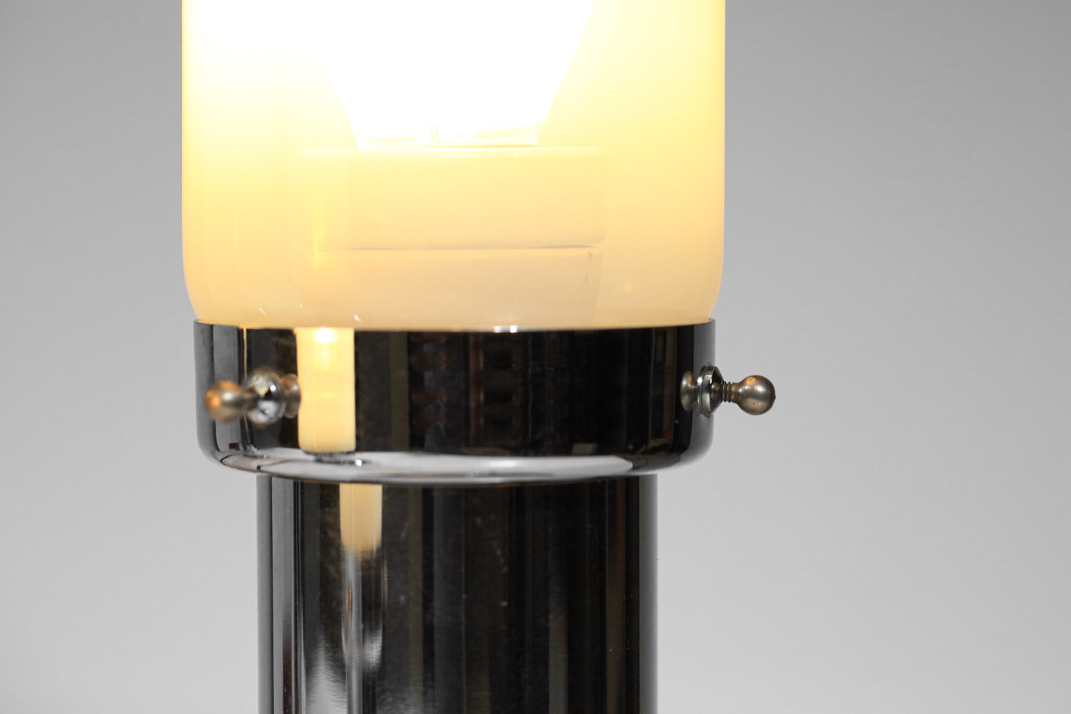 trio de lampes à poser italiennes attr. à Mazzega en verre années 70 - G462