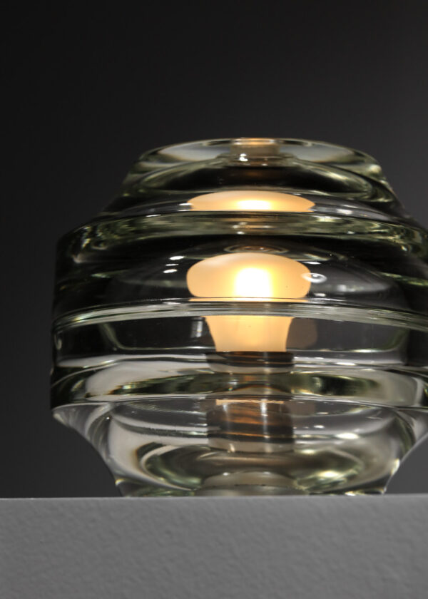 lampe de table italienne en verre épais style alessandro mendini J618