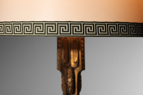 lampadaire de style Louis XVI en bronze massif des années 40 - J239