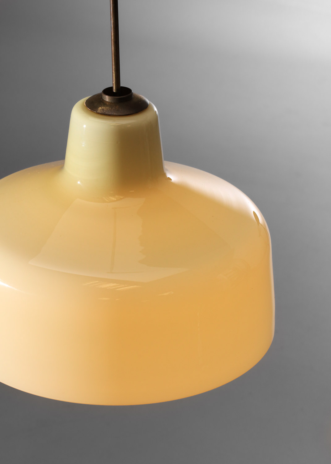 grande suspension lustre en verre de murano italien années 50 attribué à venini - J450