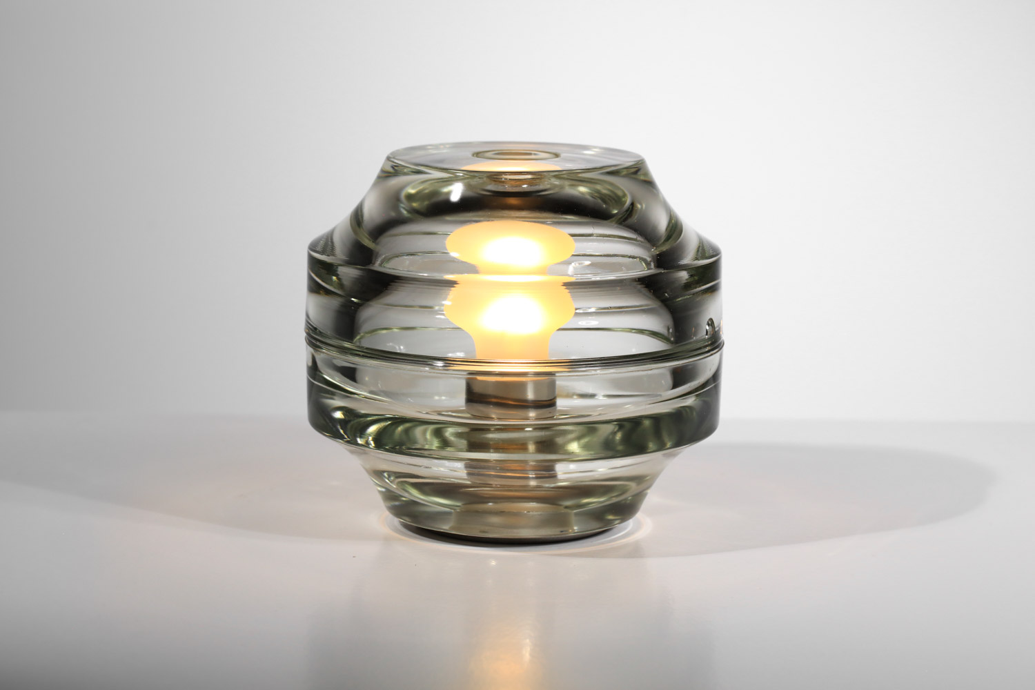 lampe de table italienne en verre épais style alessandro mendini J618