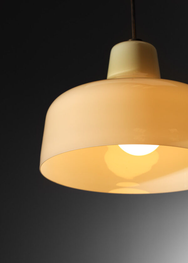 grande suspension lustre en verre de murano italien années 50 attribué à venini - J450
