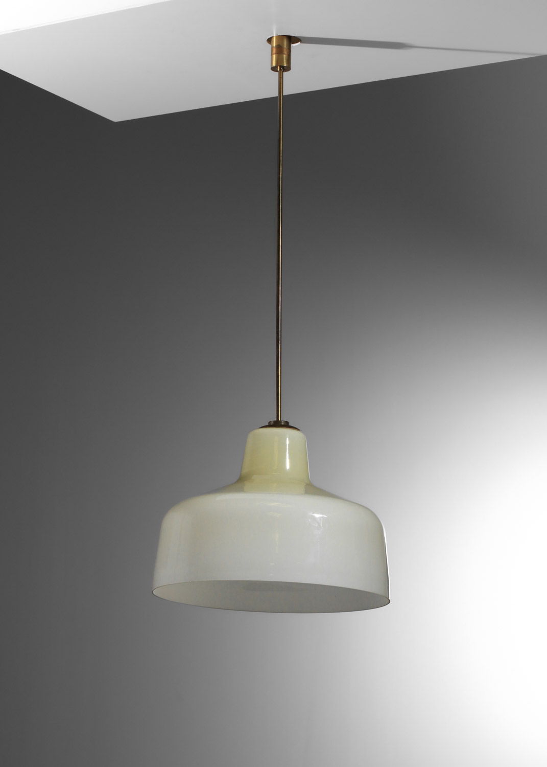 grande suspension lustre en verre de murano italien années 50 attribué à venini - J450