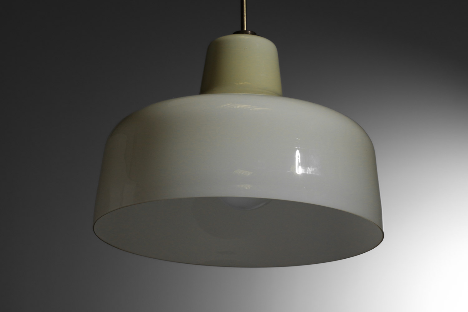grande suspension lustre en verre de murano italien années 50 attribué à venini - J450