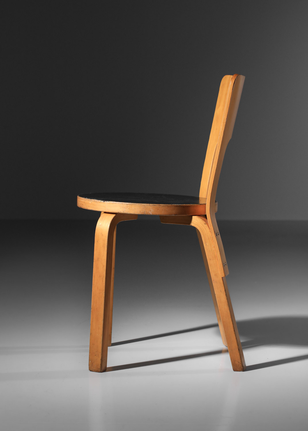 chaise alvar aalto modèle 66 des années 60 - J383