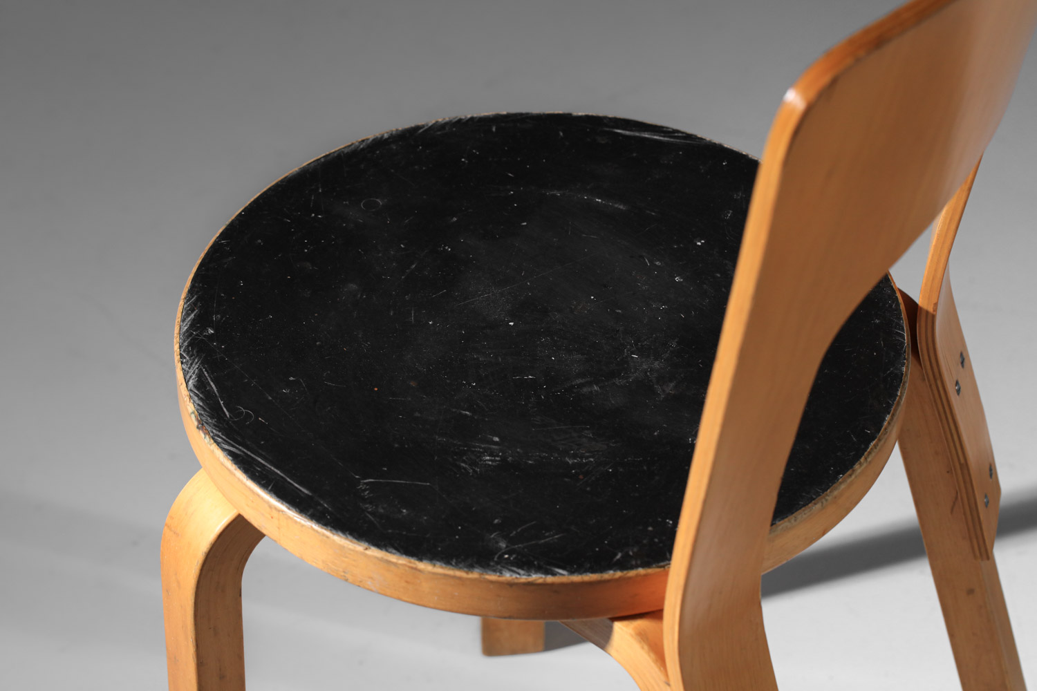 chaise alvar aalto modèle 66 des années 60 - J383