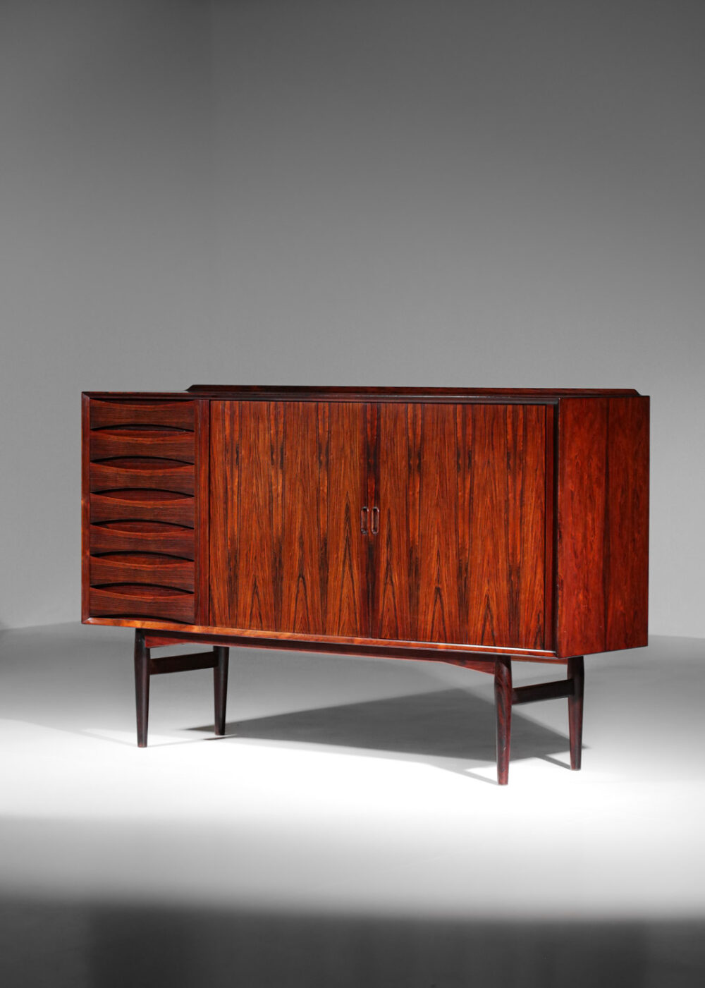Enfilade danoise palissandre de rio scandinave Arne Vodder - G018