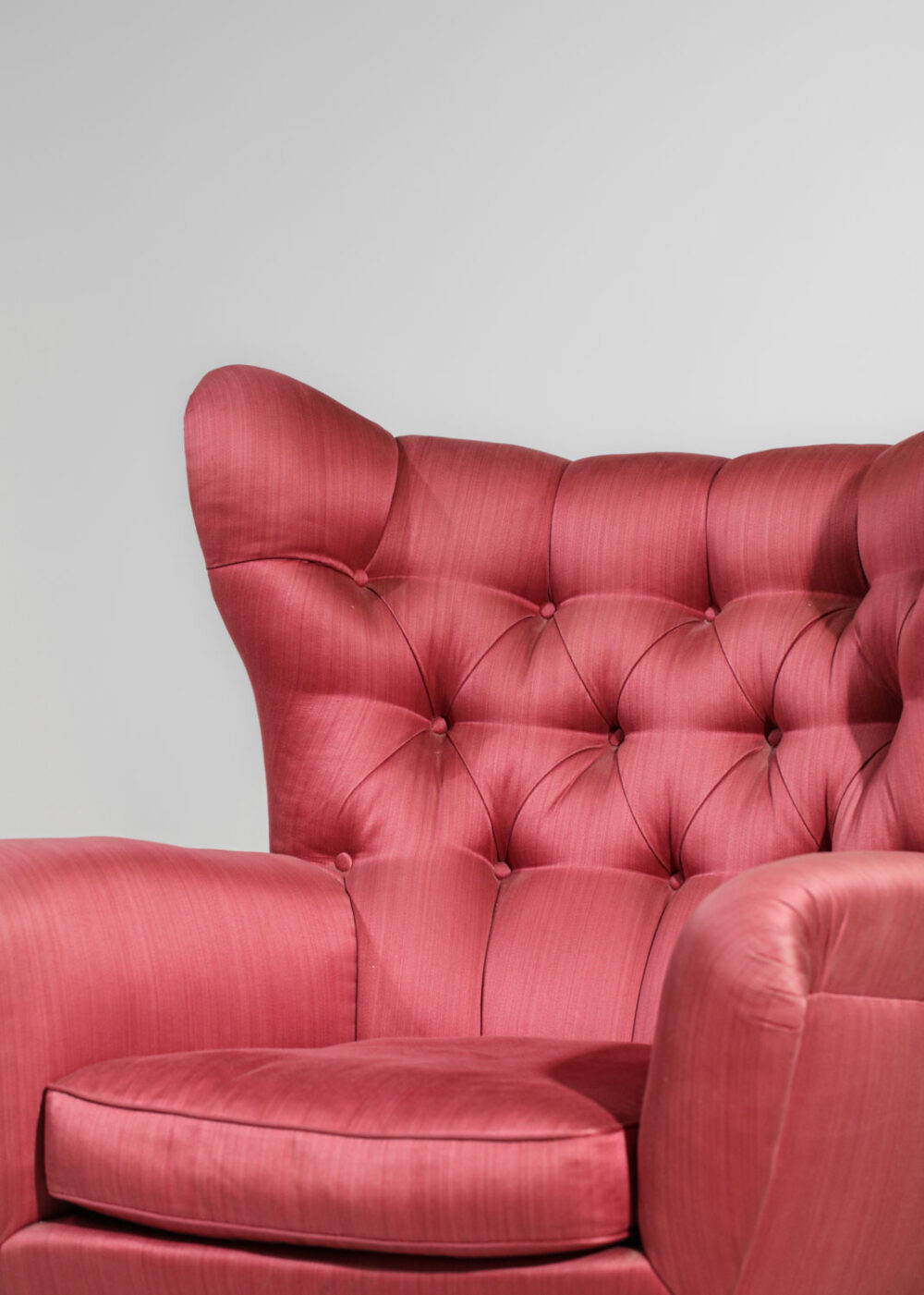 Grand fauteuil italien attribué à Melchiorre Bega des années 50 - G695