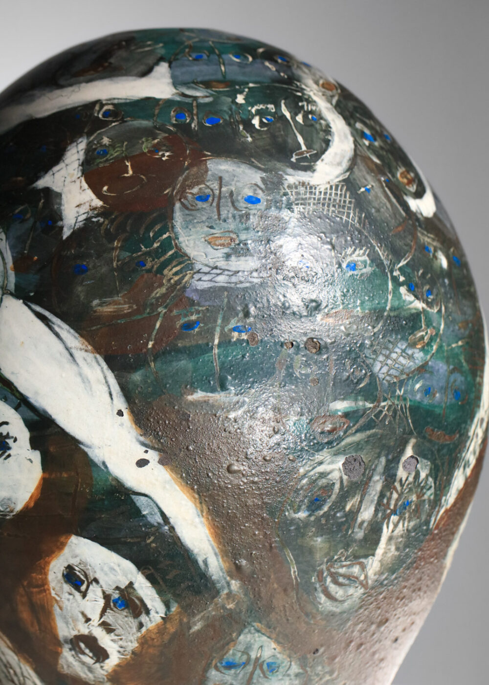 très grand vase en céramique de Sophie Combre - I678