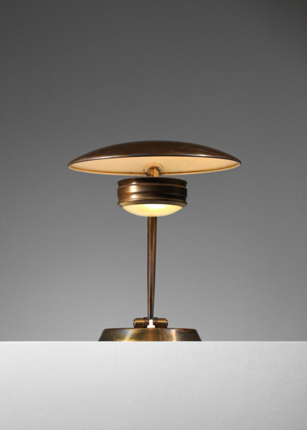 lampe de table italienne en laiton massif - H149