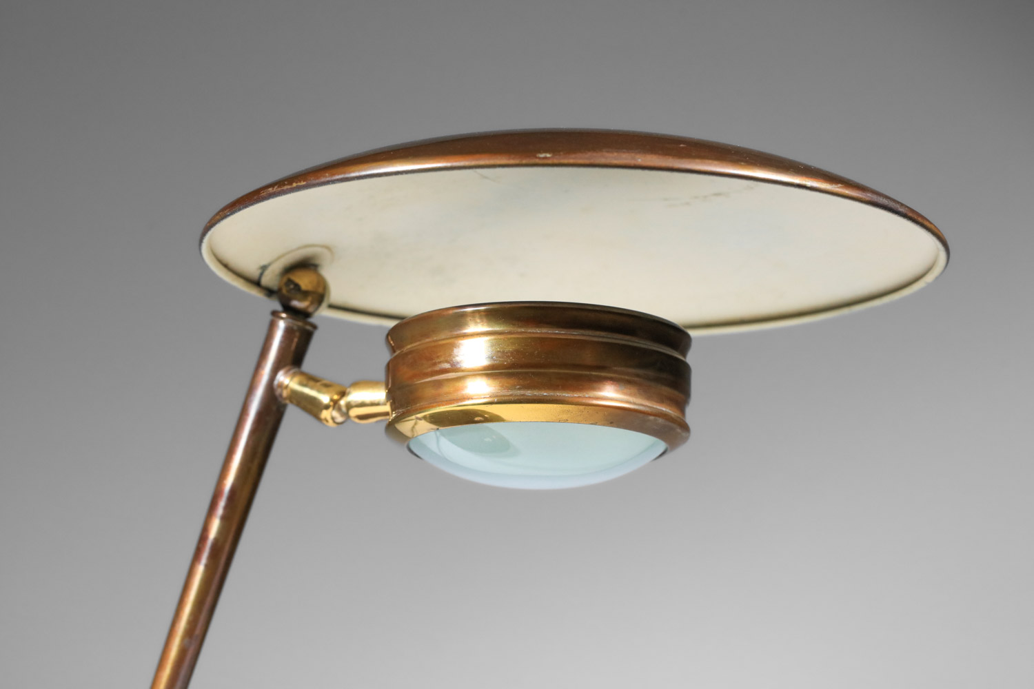 lampe de table italienne en laiton massif - H149
