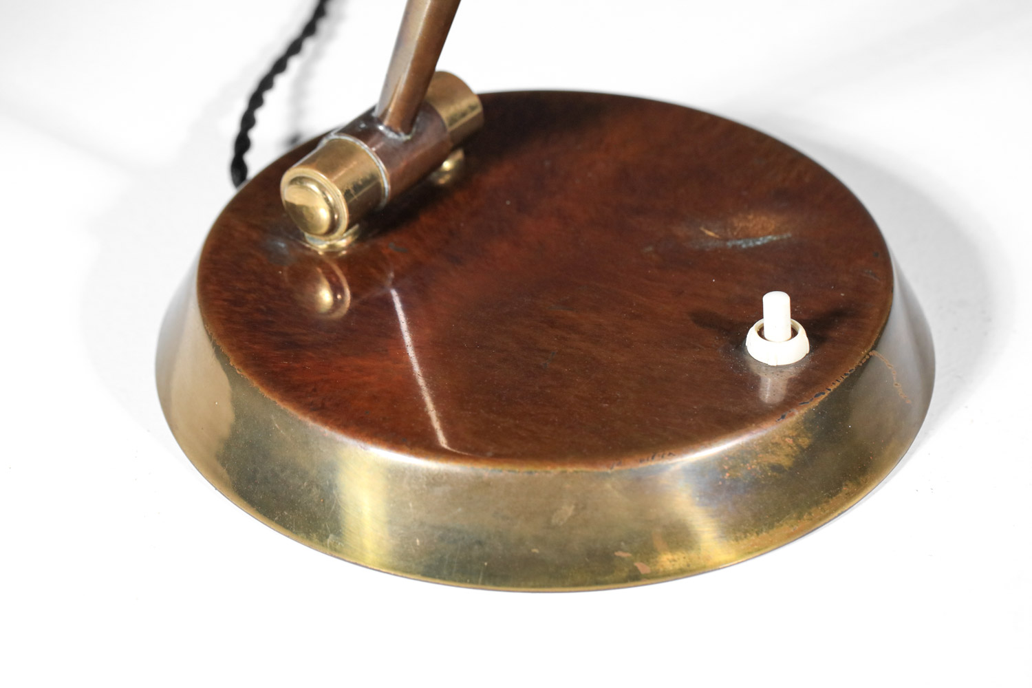 lampe de table italienne en laiton massif - H149