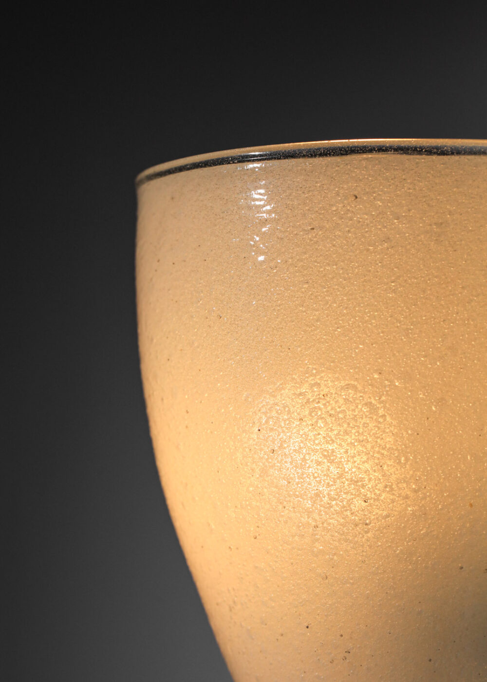 applique italienne en verre pulegoso des années 50 murano J534