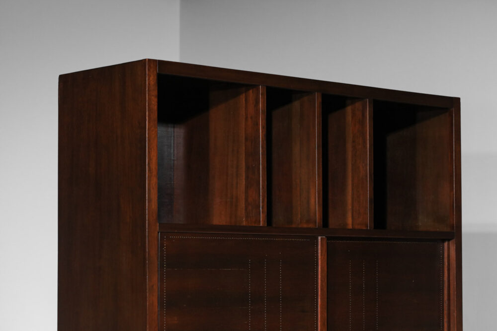 meuble armoire andré sornay finition clouté à portes coulissantes années 30 - G654