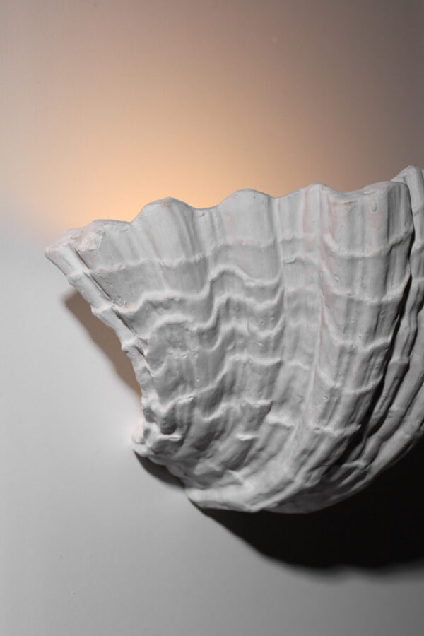 paire d'appliques en plâtre des années 40 attr serge roche - J399