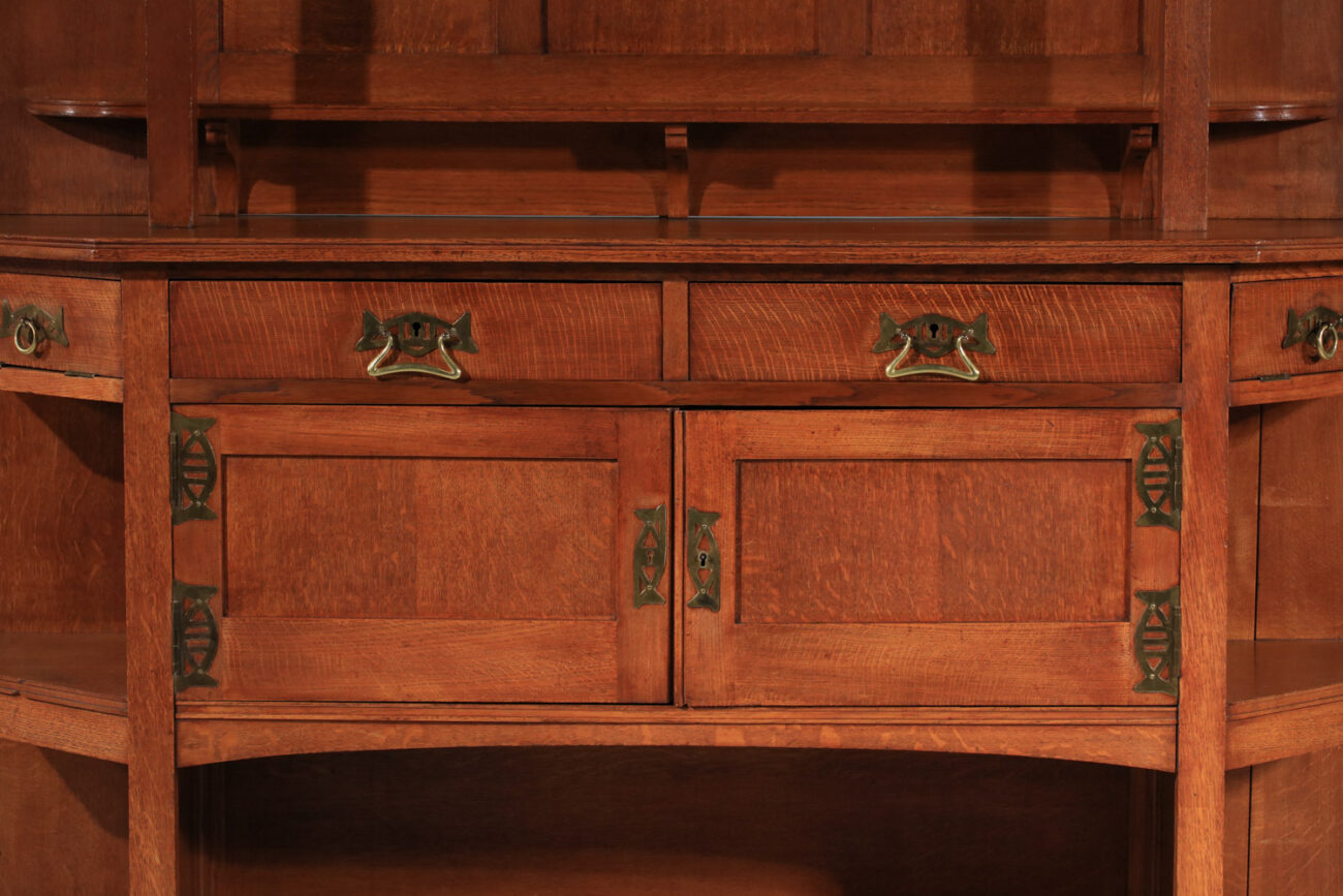 buffet art & craft en chêne des années 20 art nouveau