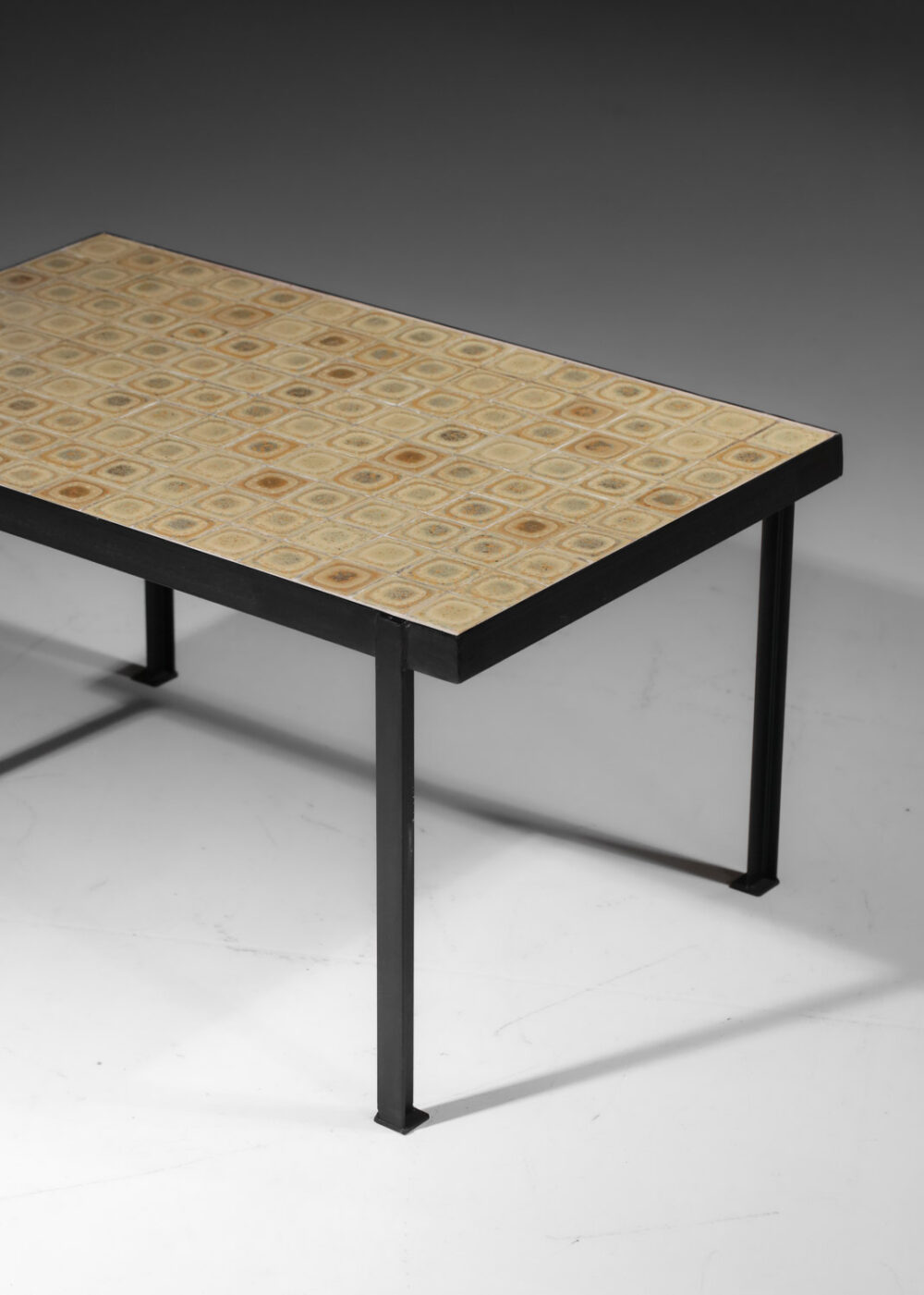 table basse carreaux de céramique des années 60 française - C231