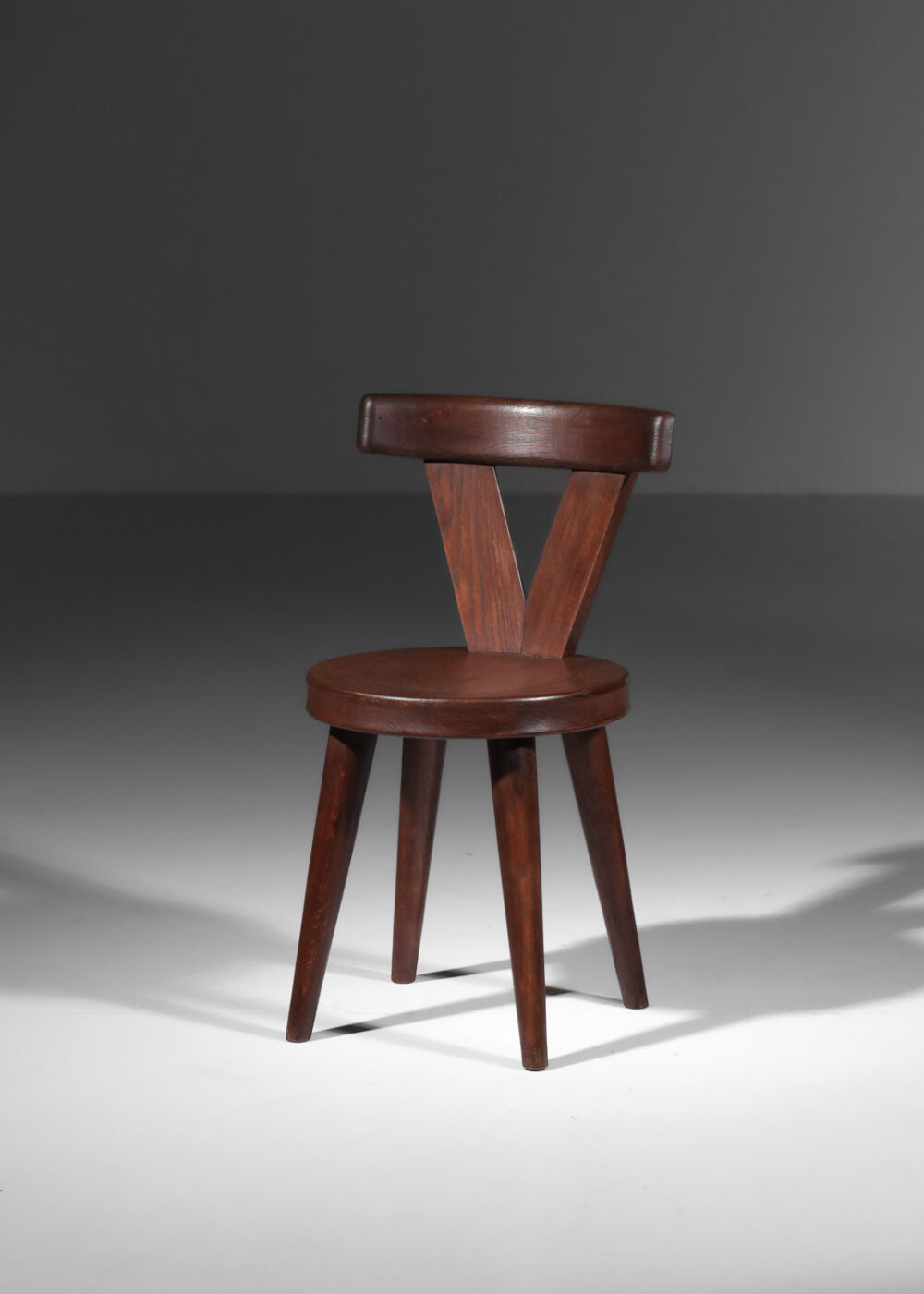Table à manger et 8 chaises en chene dans le gout de charlotte perriand et cristian durupt