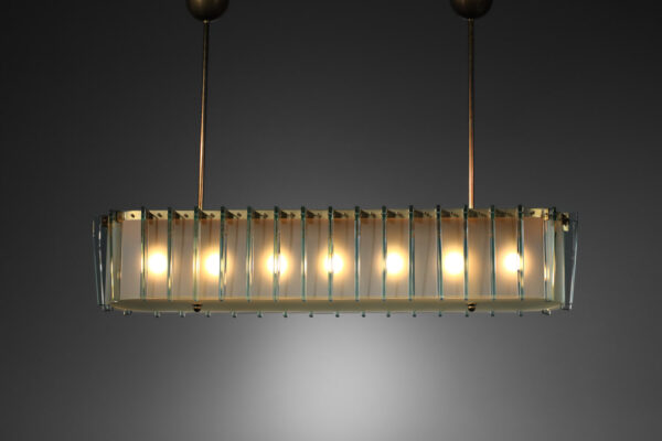 Lustre danke galerie moderne dans le style de fontana arte