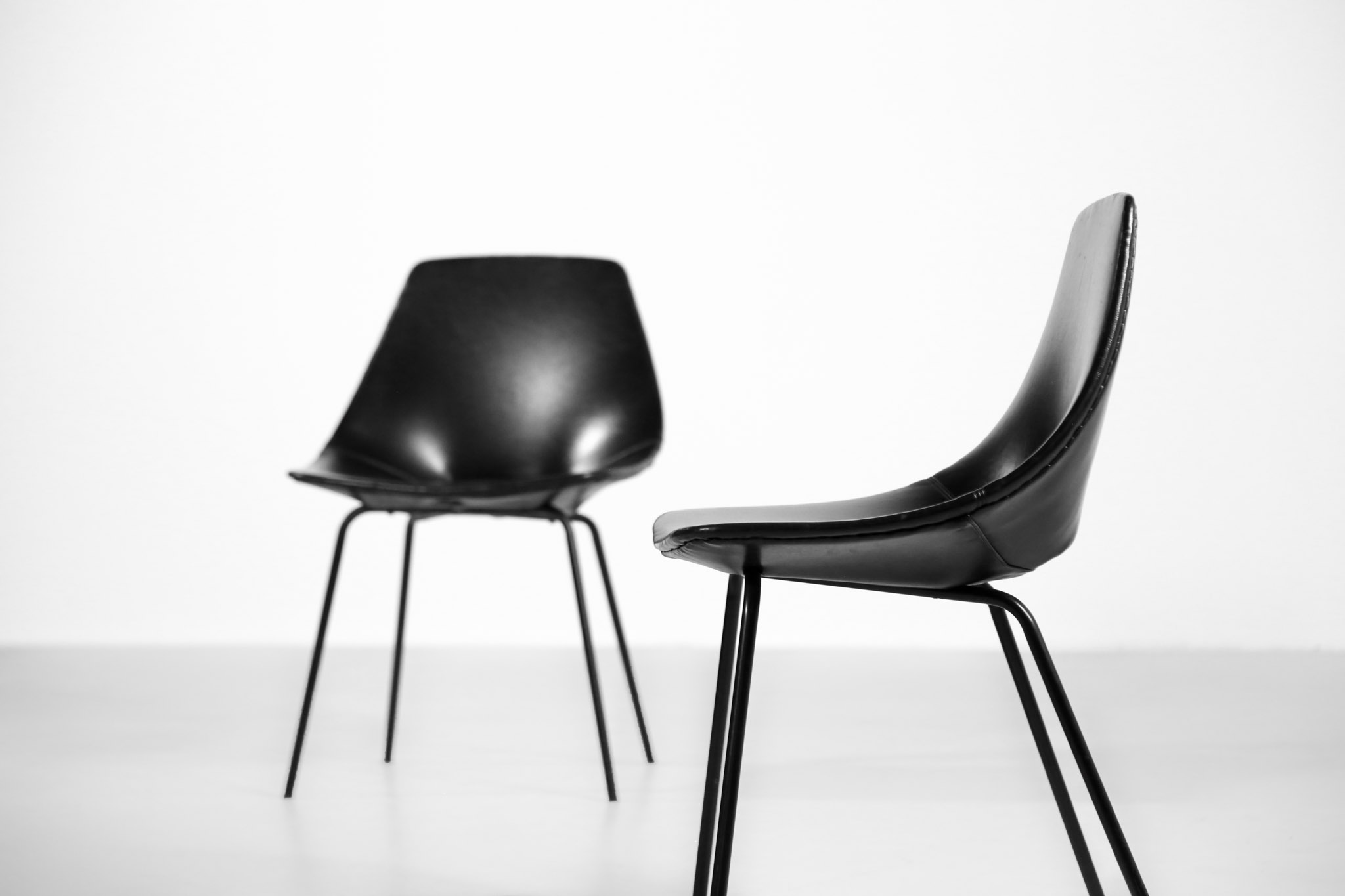 Tonneau Chairs by Pierre Guariche '16 Chairs' - Image 4