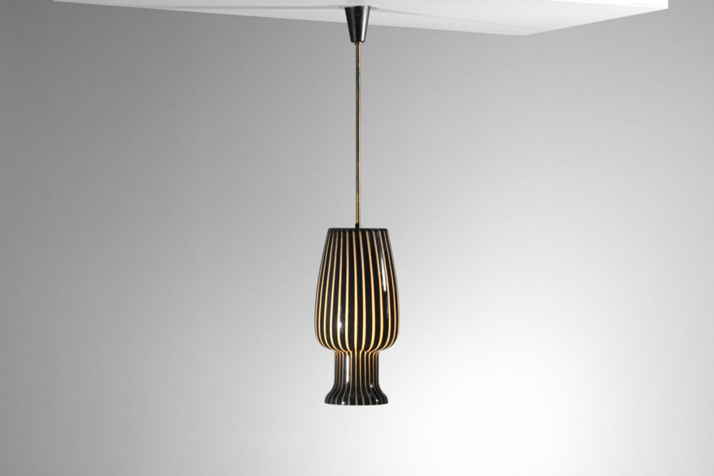 lustre italien en verre de murano attr massimo vignelli pour venini années 60 - I327