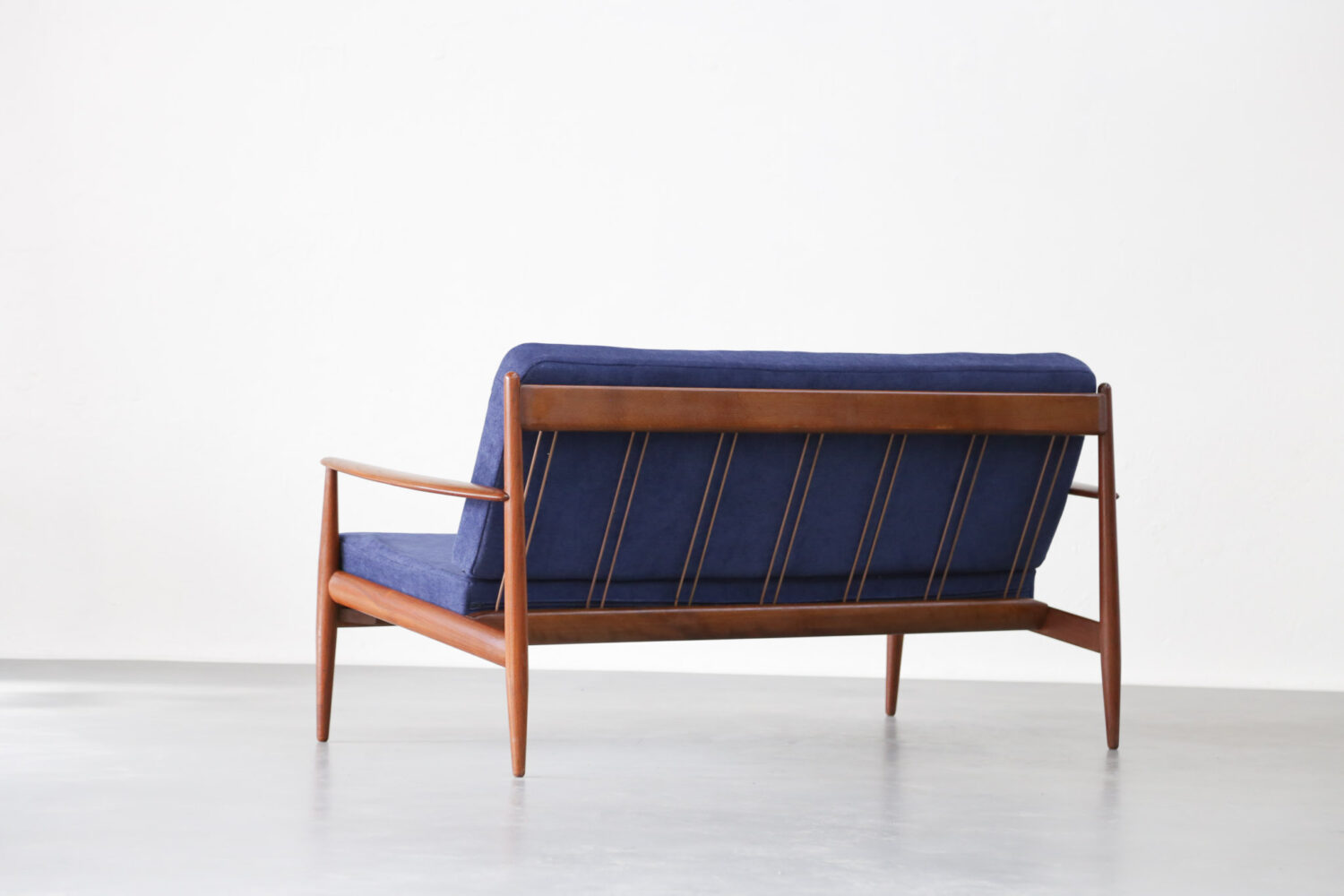 Modern Grete Jalk Danish Sofa, France and Son Freshly Reupholstered