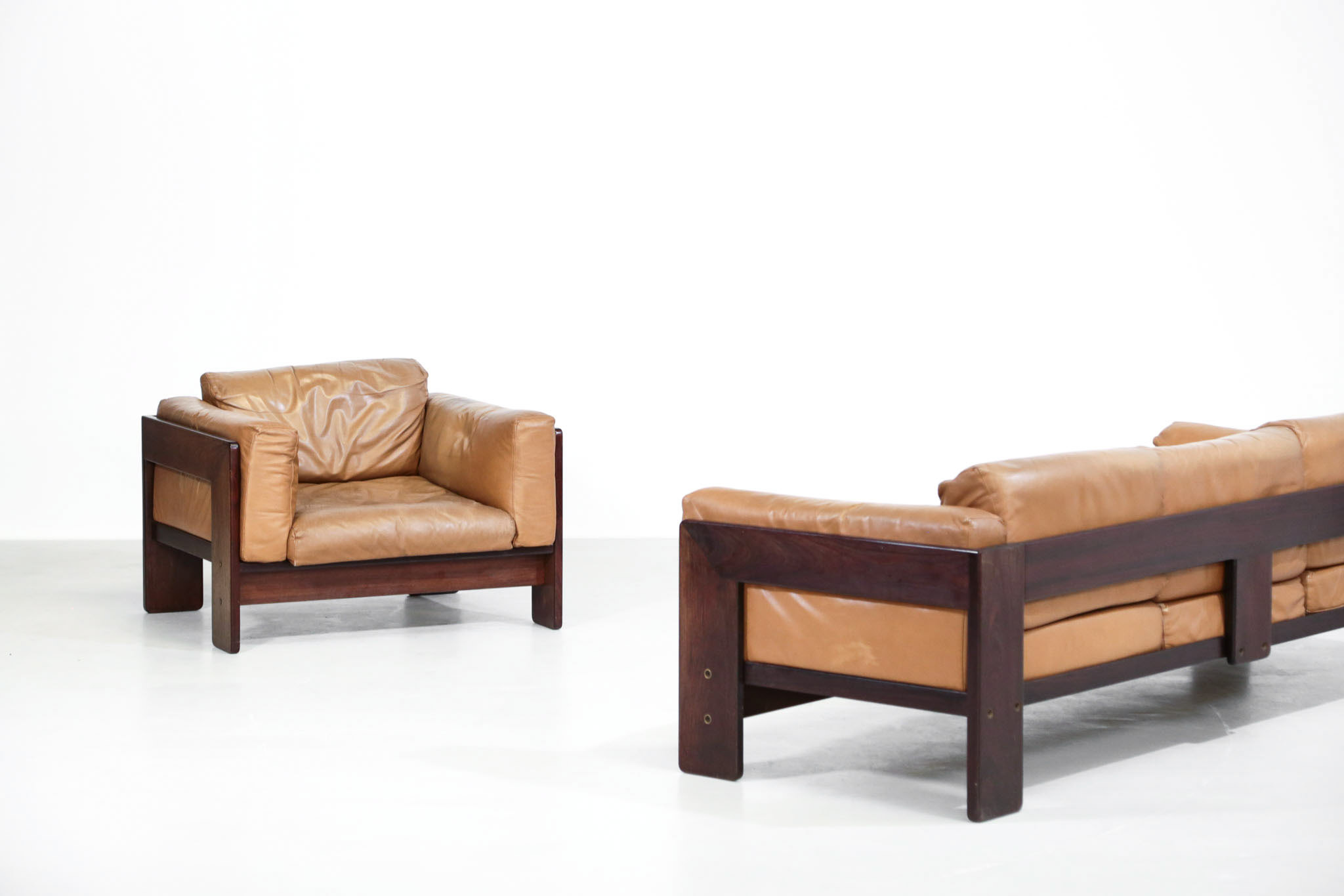 Tobia Scarpa Armchairs, Model Bastiano, 1962