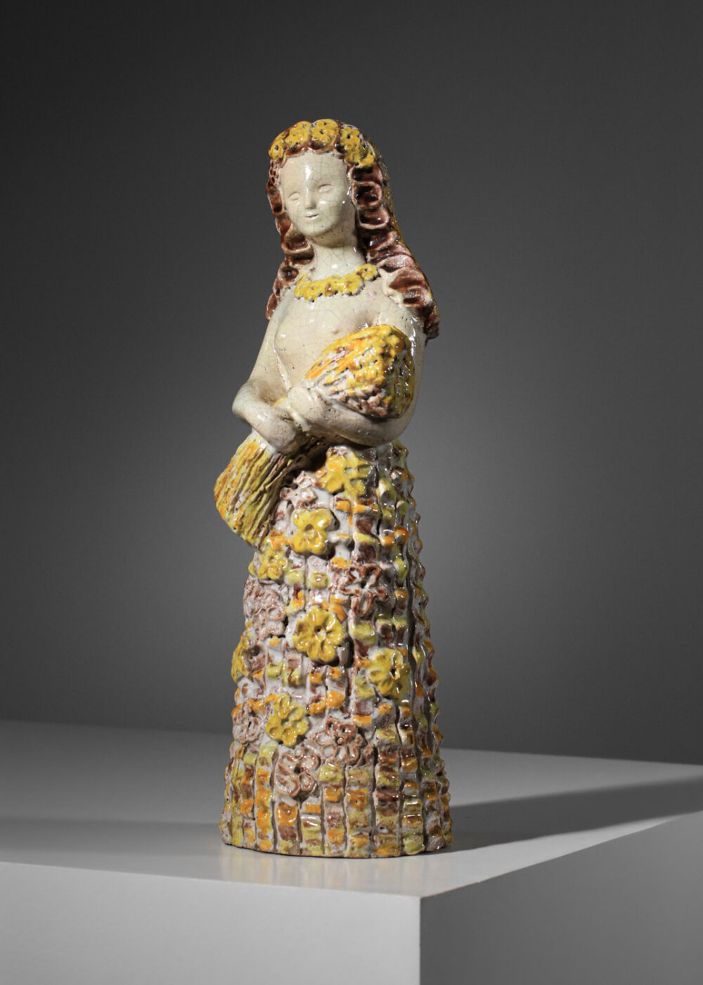 Céramique déesse par Denise Picard de l'atelier Paul Pouchol H687
