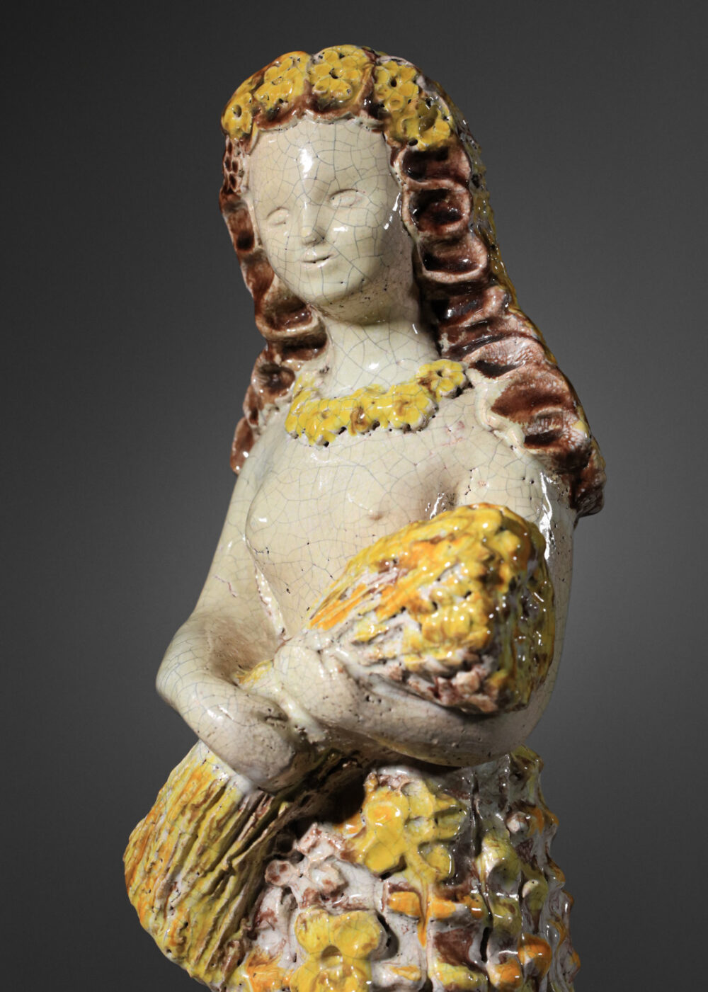 Céramique déesse par Denise Picard de l'atelier Paul Pouchol - H687