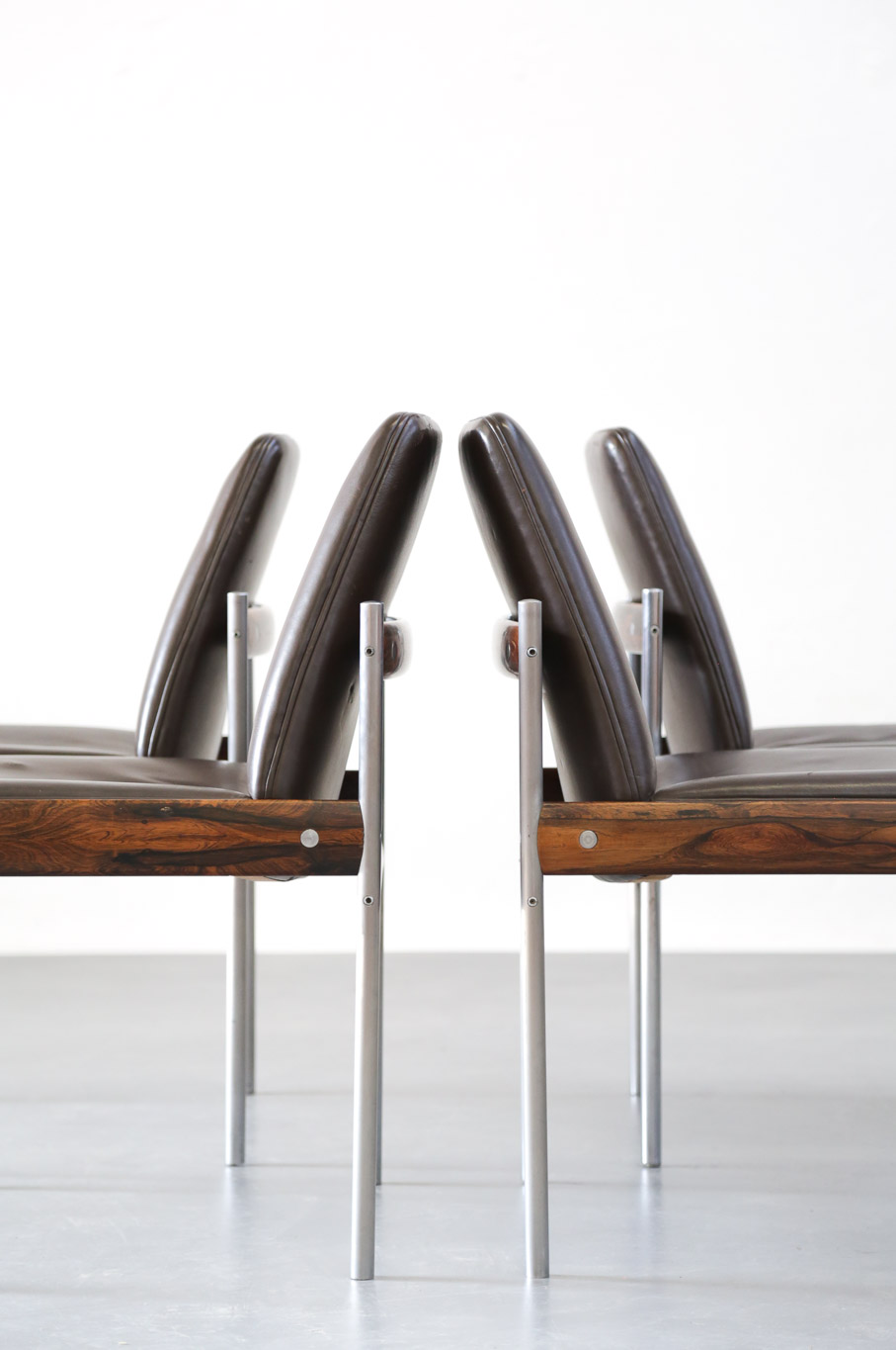 Rare Set of Four Scandinavian Chairs by Sven Ivar Dysthe, Danish - Image 6