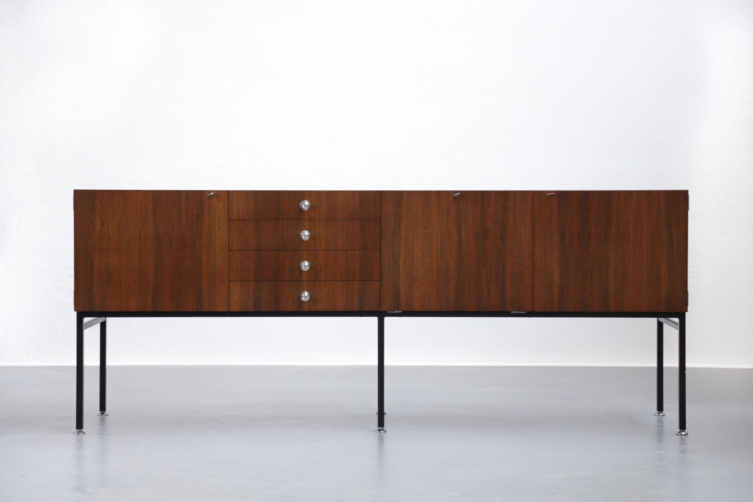 Rare Alain Richard Large Sideboard for Meuble TV, 1950s French Design