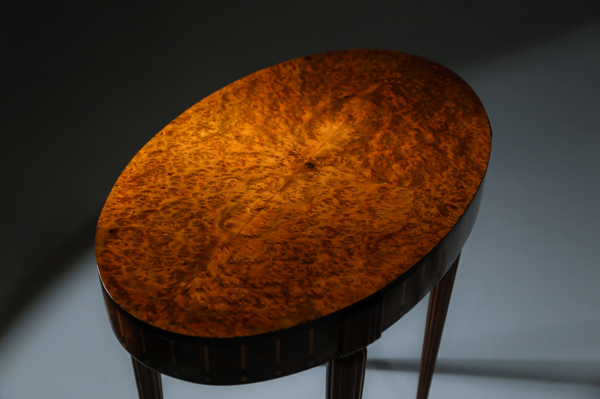 Marquetry Gueridon, Mahogany and Rosewood - Image 4