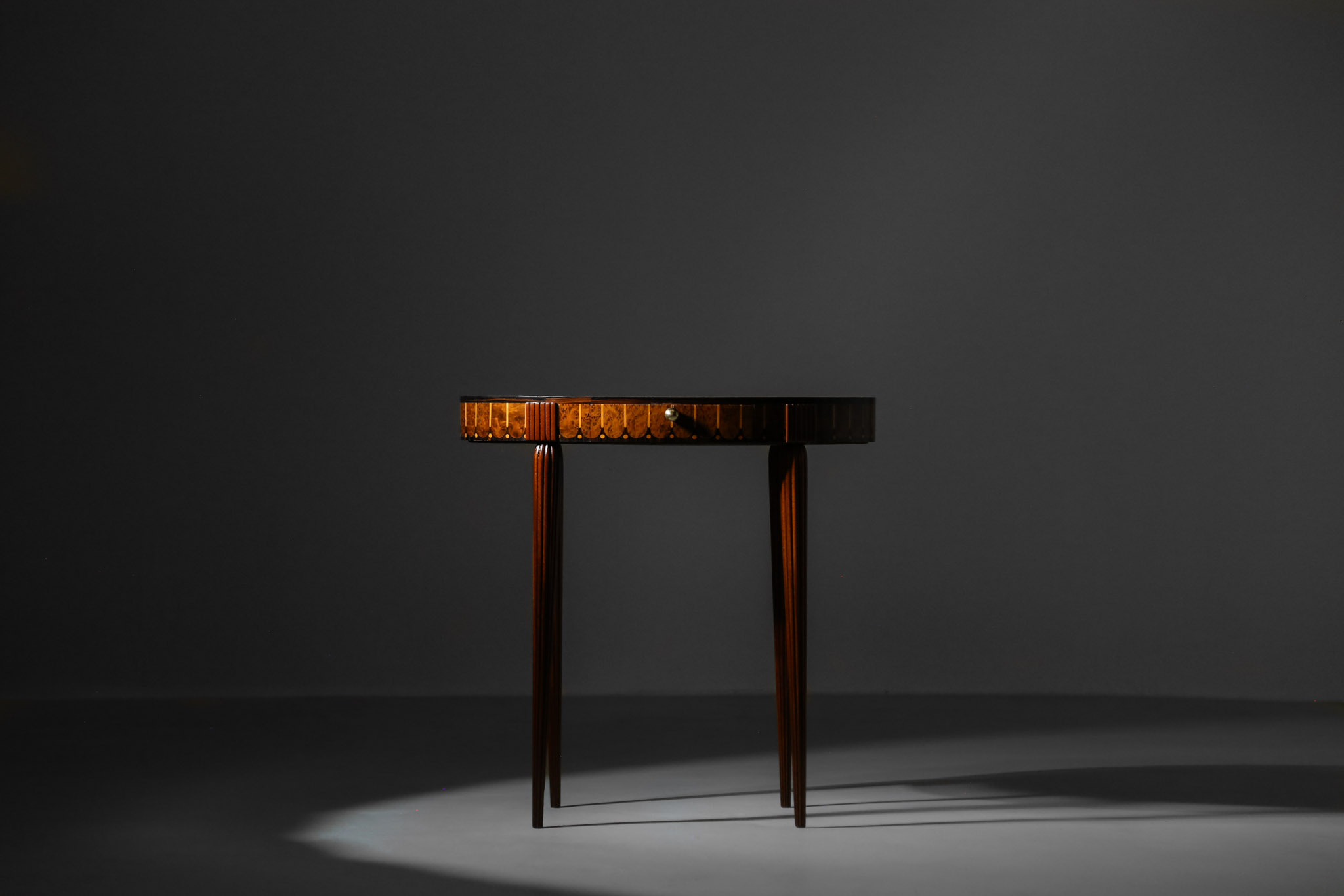Marquetry Gueridon, Mahogany and Rosewood - Image 5