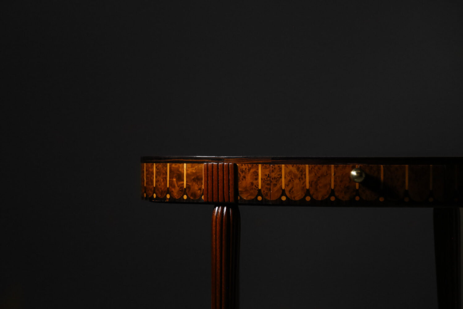 Marquetry Gueridon, Mahogany and Rosewood