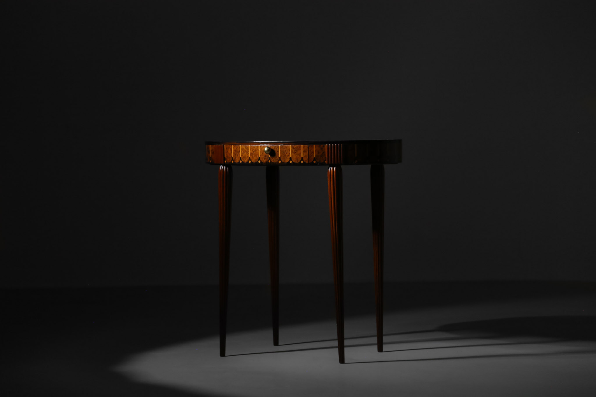 Marquetry Gueridon, Mahogany and Rosewood - Image 2