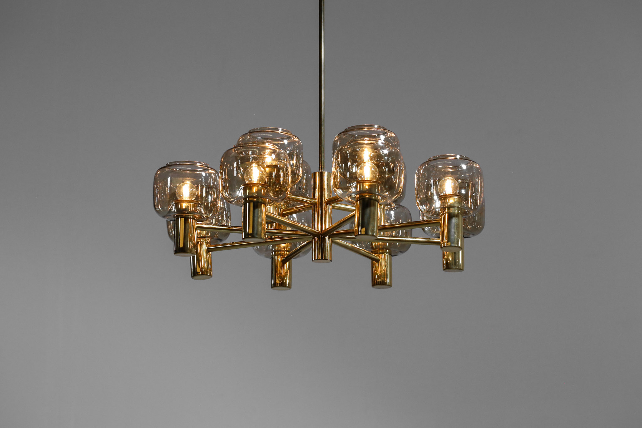 Lustre des années 60 dans le gout de Hans Agne Jakobsson vintage 15