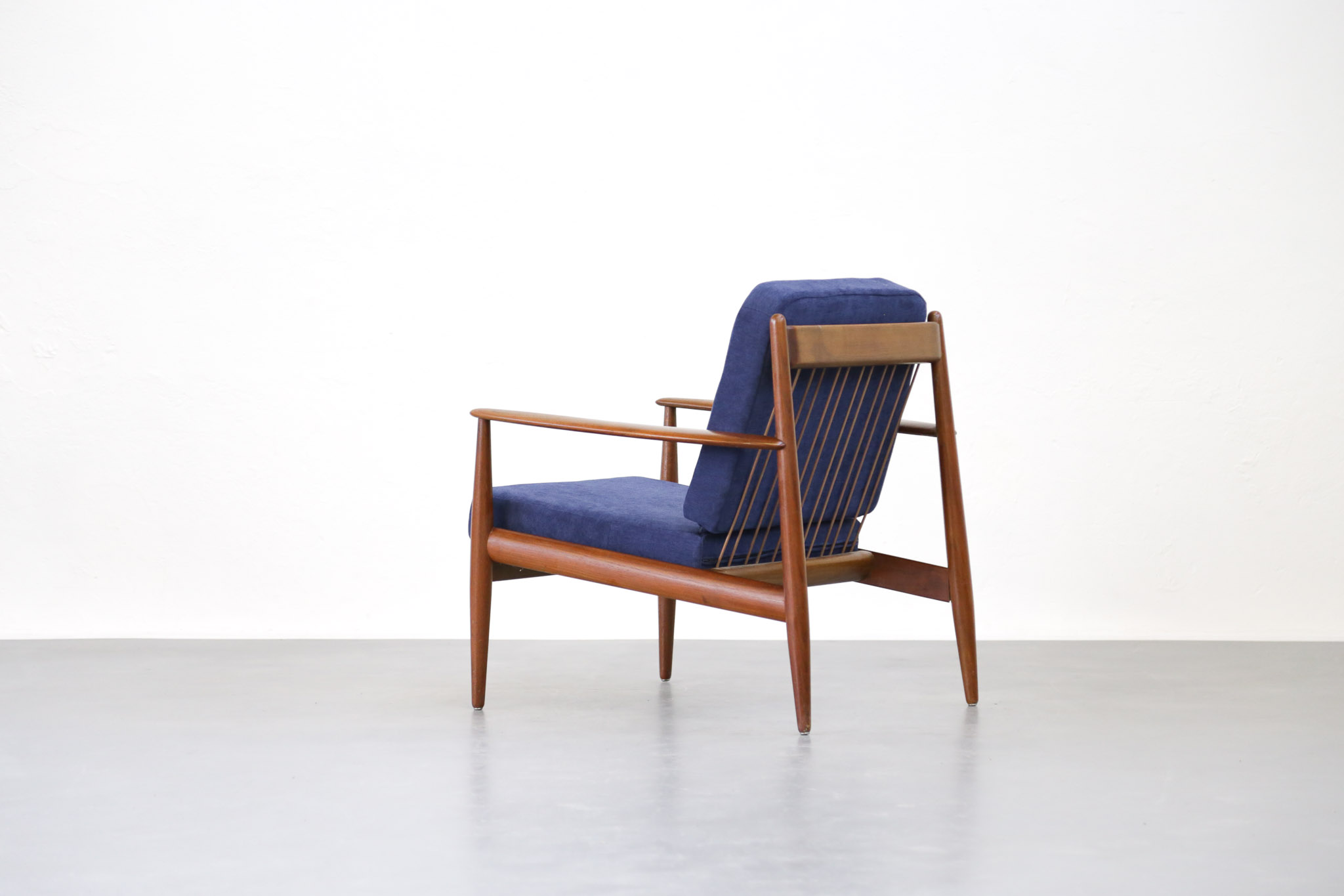 Pair of Lounge Chairs Grete Jalk Danish Teak - Image 4