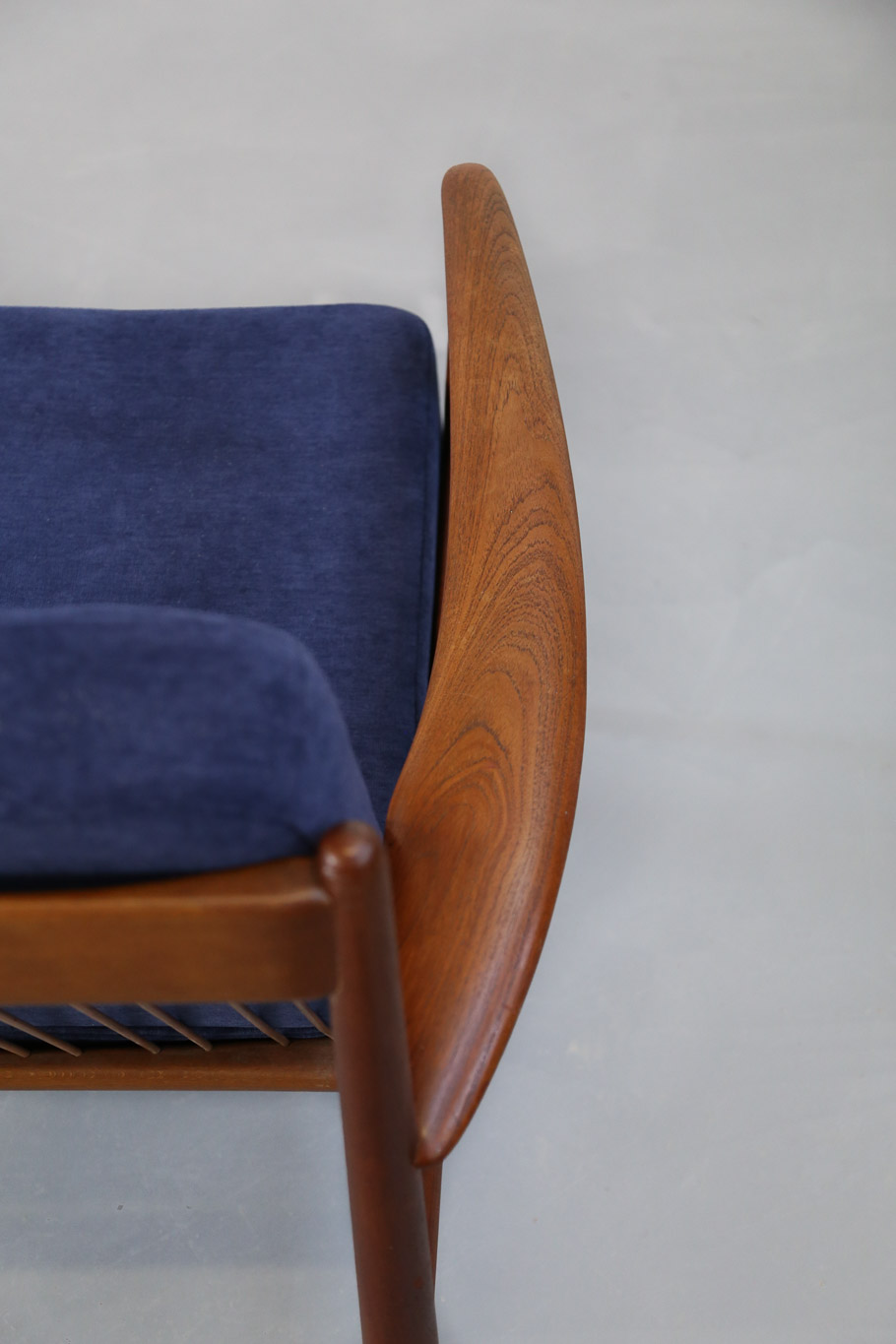 Pair of Lounge Chairs Grete Jalk Danish Teak - Image 2