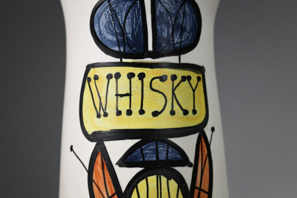 Pichet Wisky céramique par Roger Capron années 60 - G485