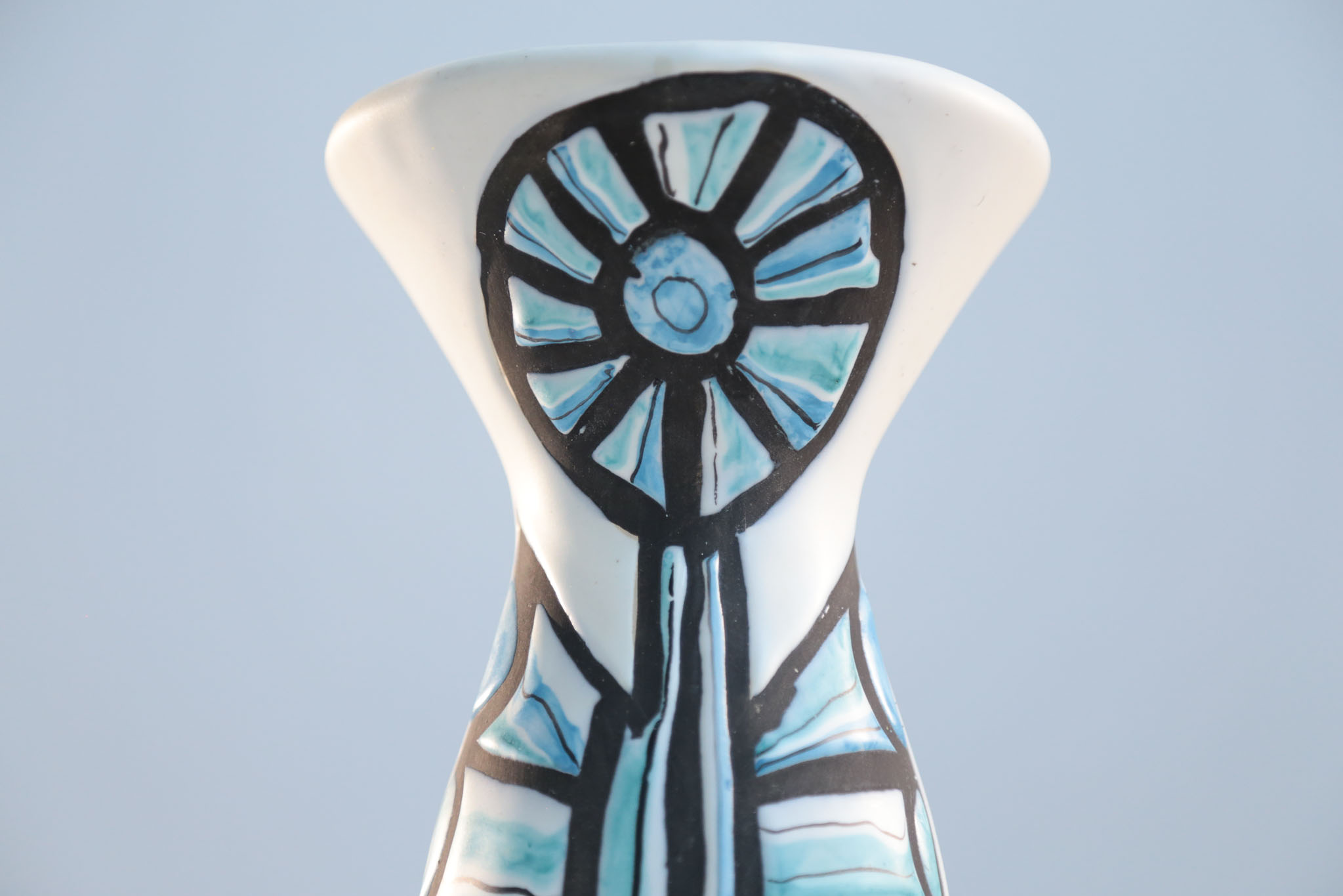 Signed Roger Capron Ceramic Pitcher/Vase for Vallauris, 1970s - Image 5