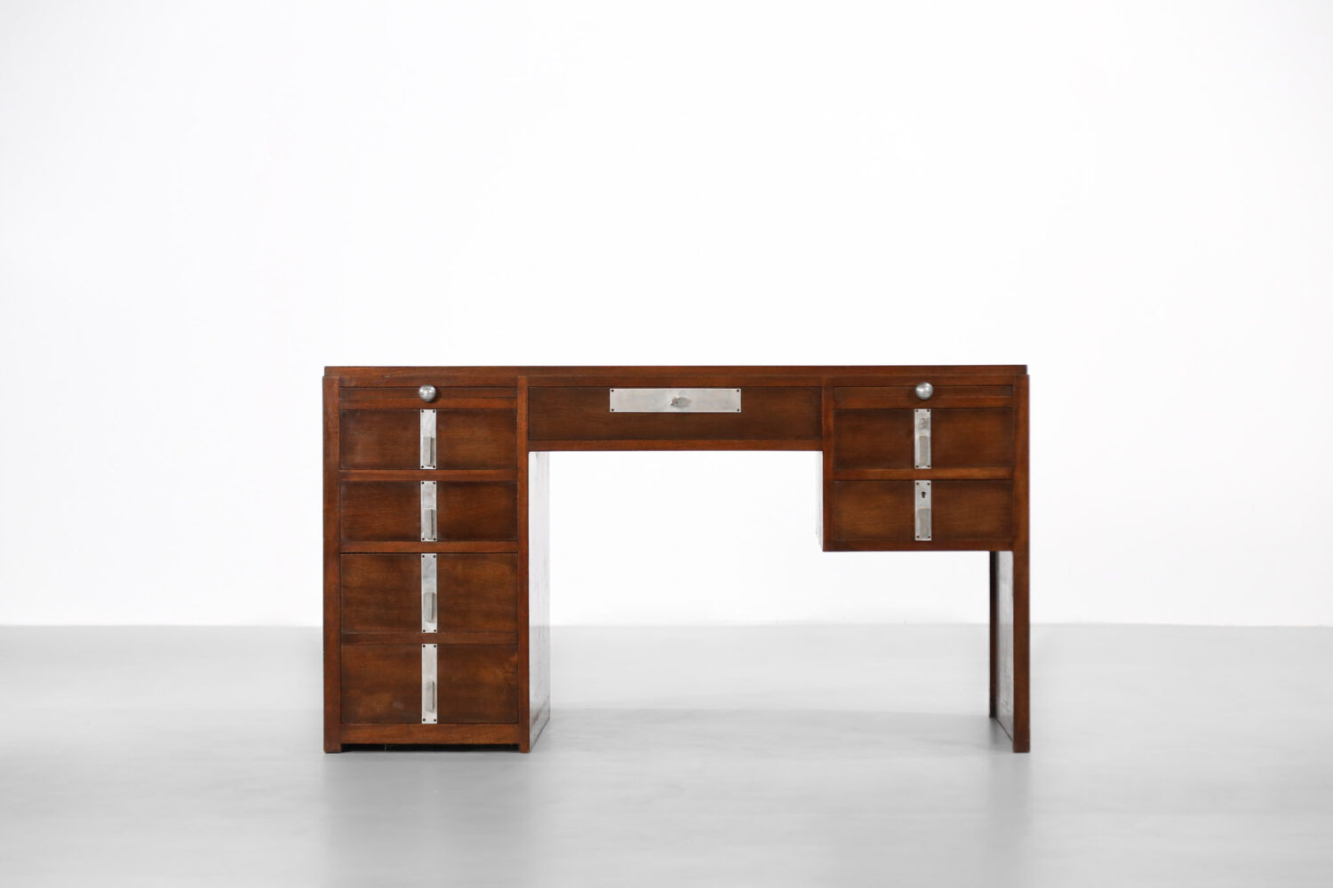 Art Deco Desk, Pierre Jeanneret/Jacques Adnet Style, Modernist