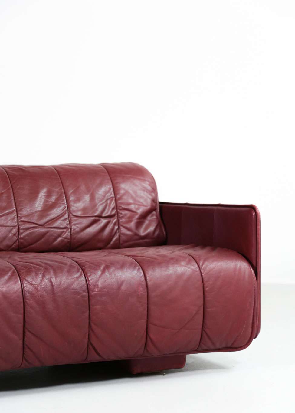 De Sede Leather Sofa Bed, 1970s Swiss Design DS85 DS600 - D028 - Image 7