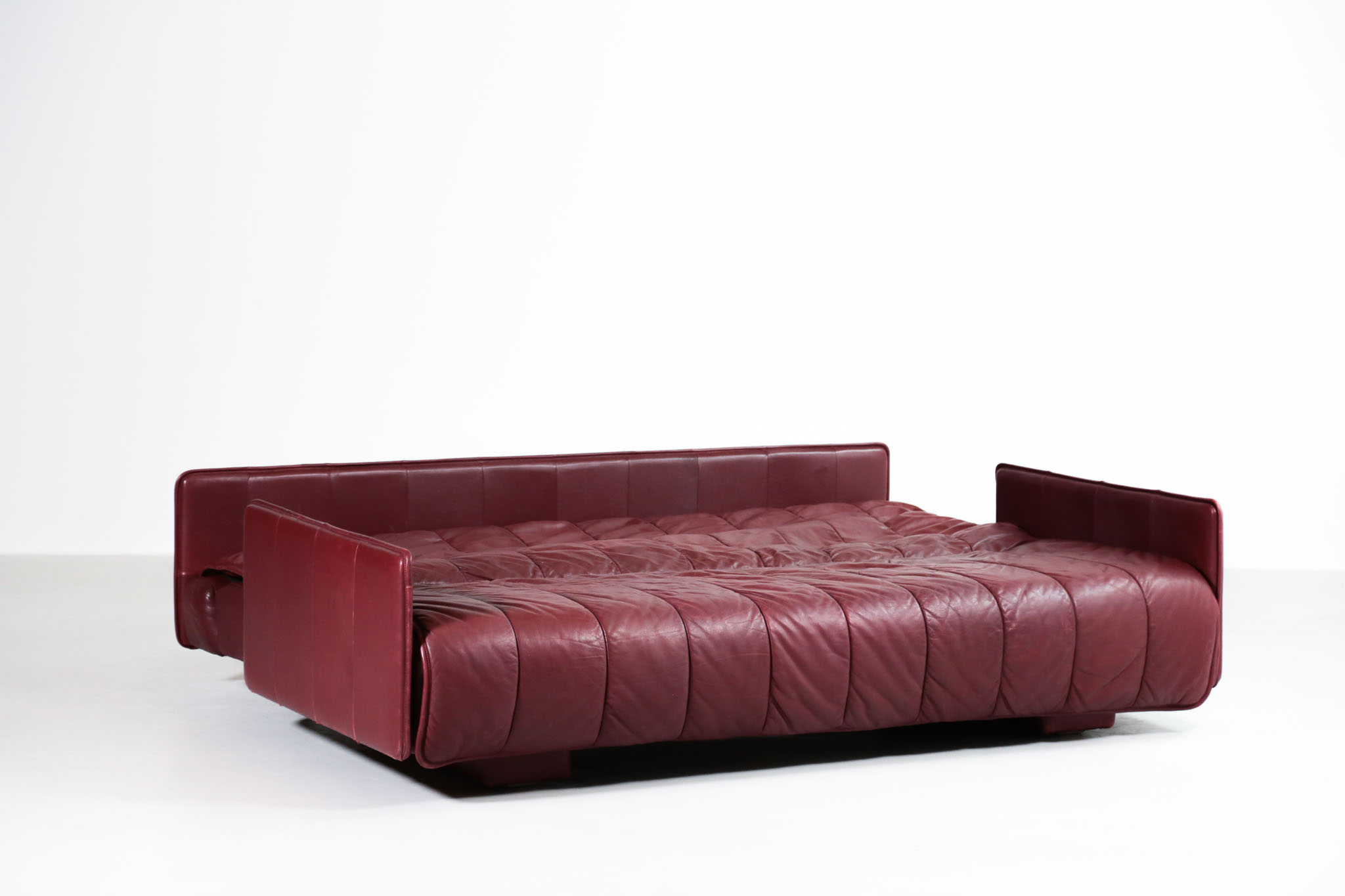 De Sede Leather Sofa Bed, 1970s Swiss Design DS85 DS600 - D028 - Image 9