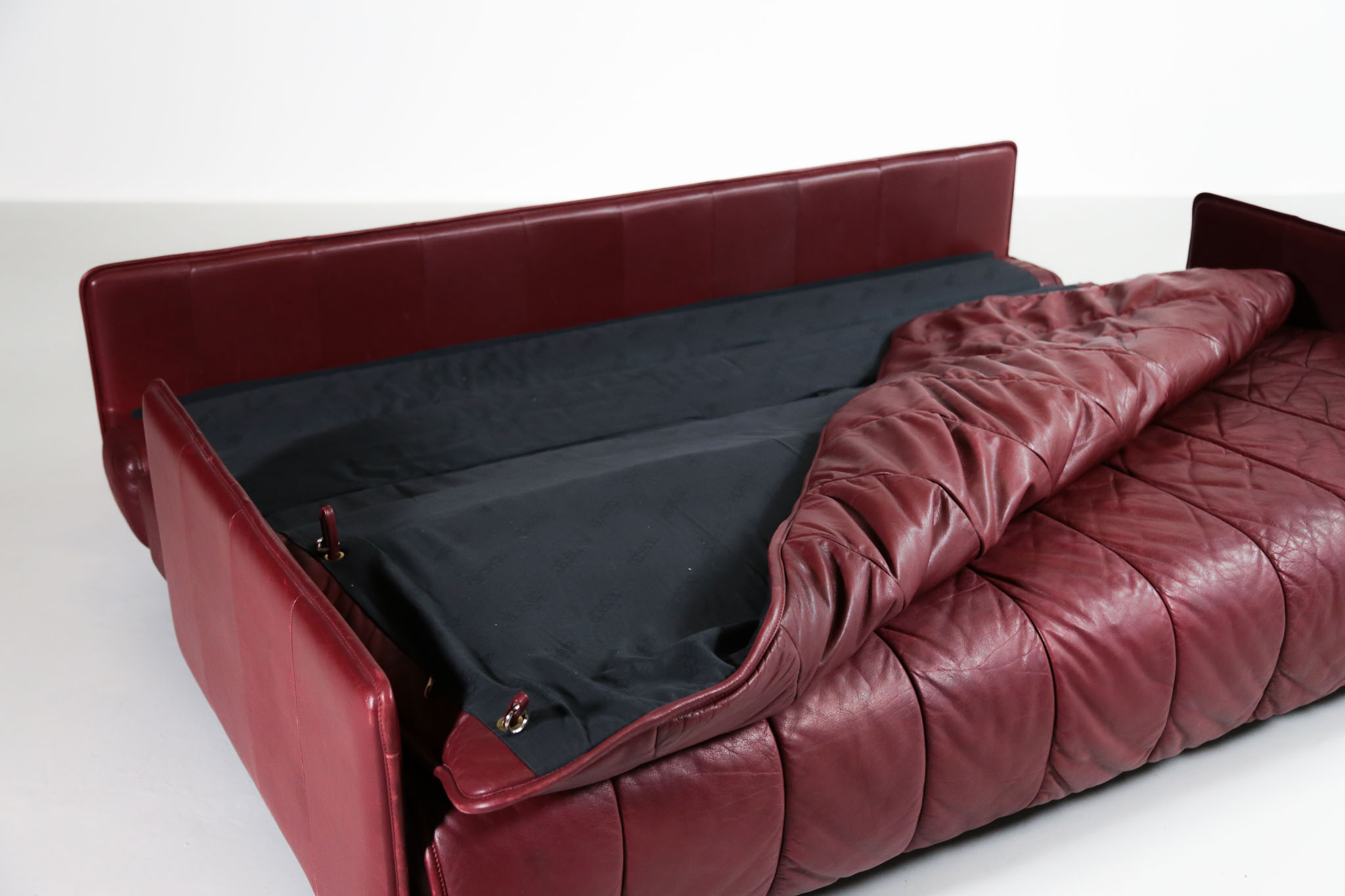 De Sede Leather Sofa Bed, 1970s Swiss Design DS85 DS600 - D028 - Image 10