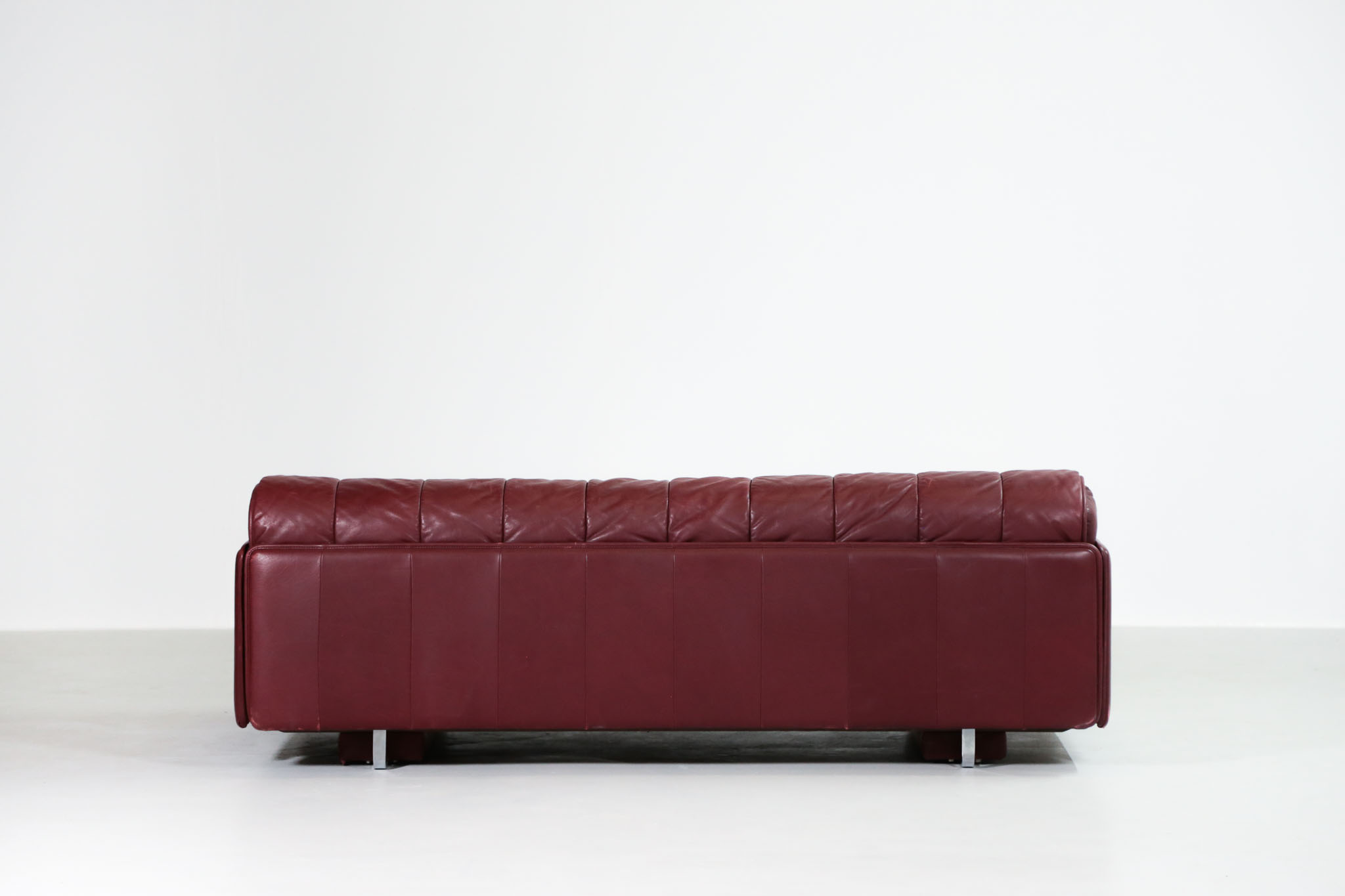 De Sede Leather Sofa Bed, 1970s Swiss Design DS85 DS600 - D028 - Image 8