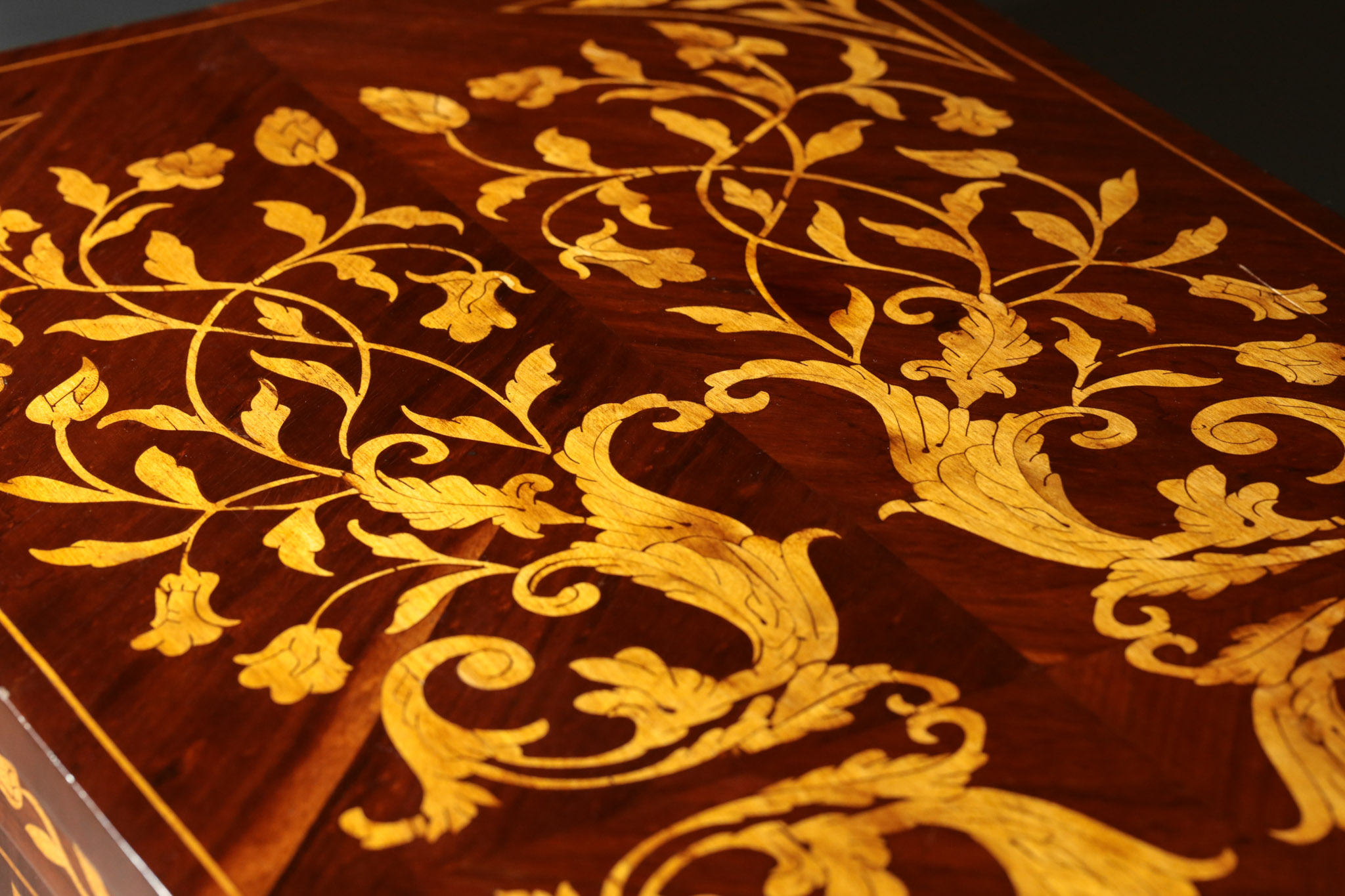 commode italienne marqueterie design années 40 art deco 5