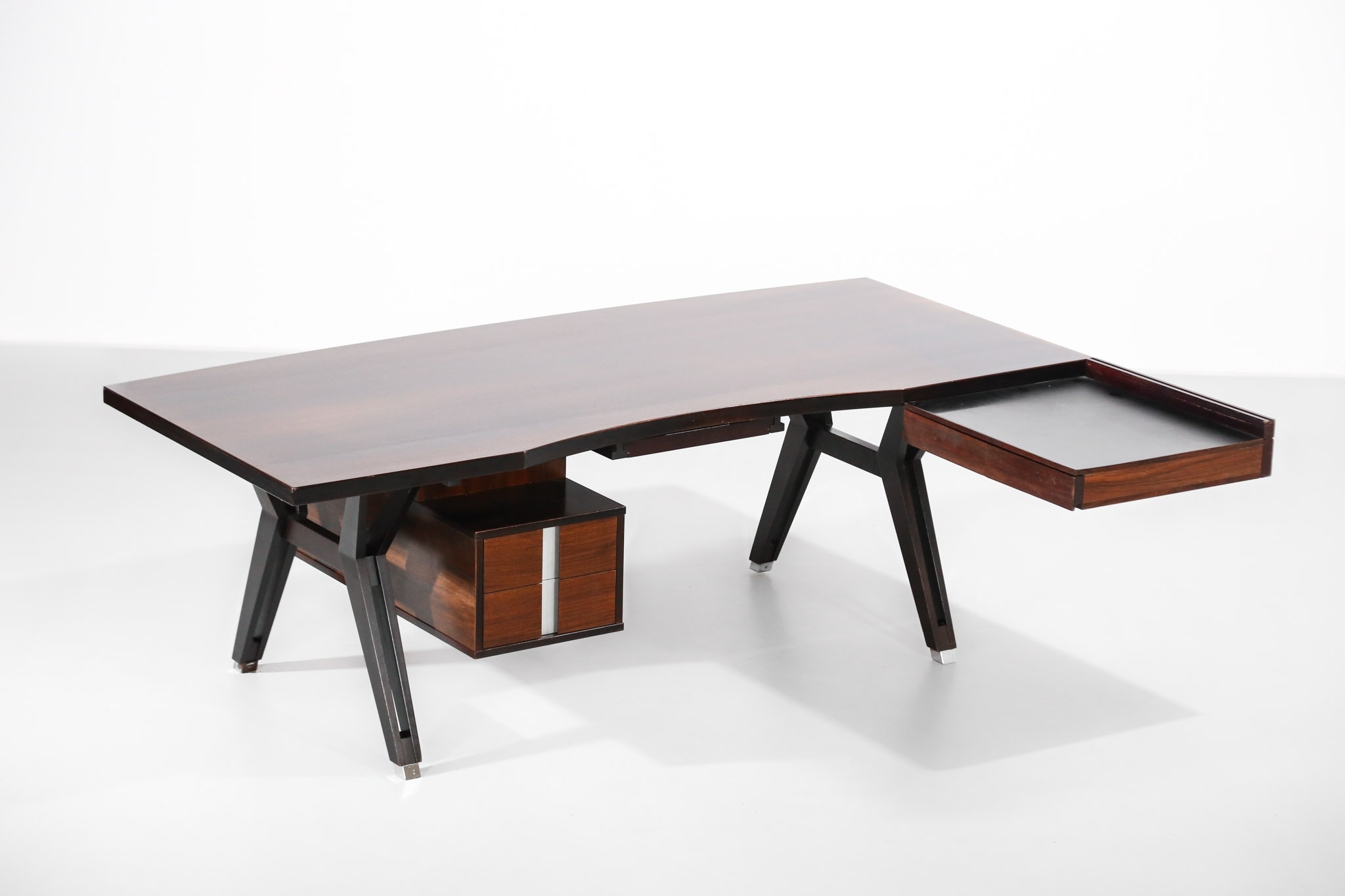 grand bureau ico parisi mim vintage design italien 1