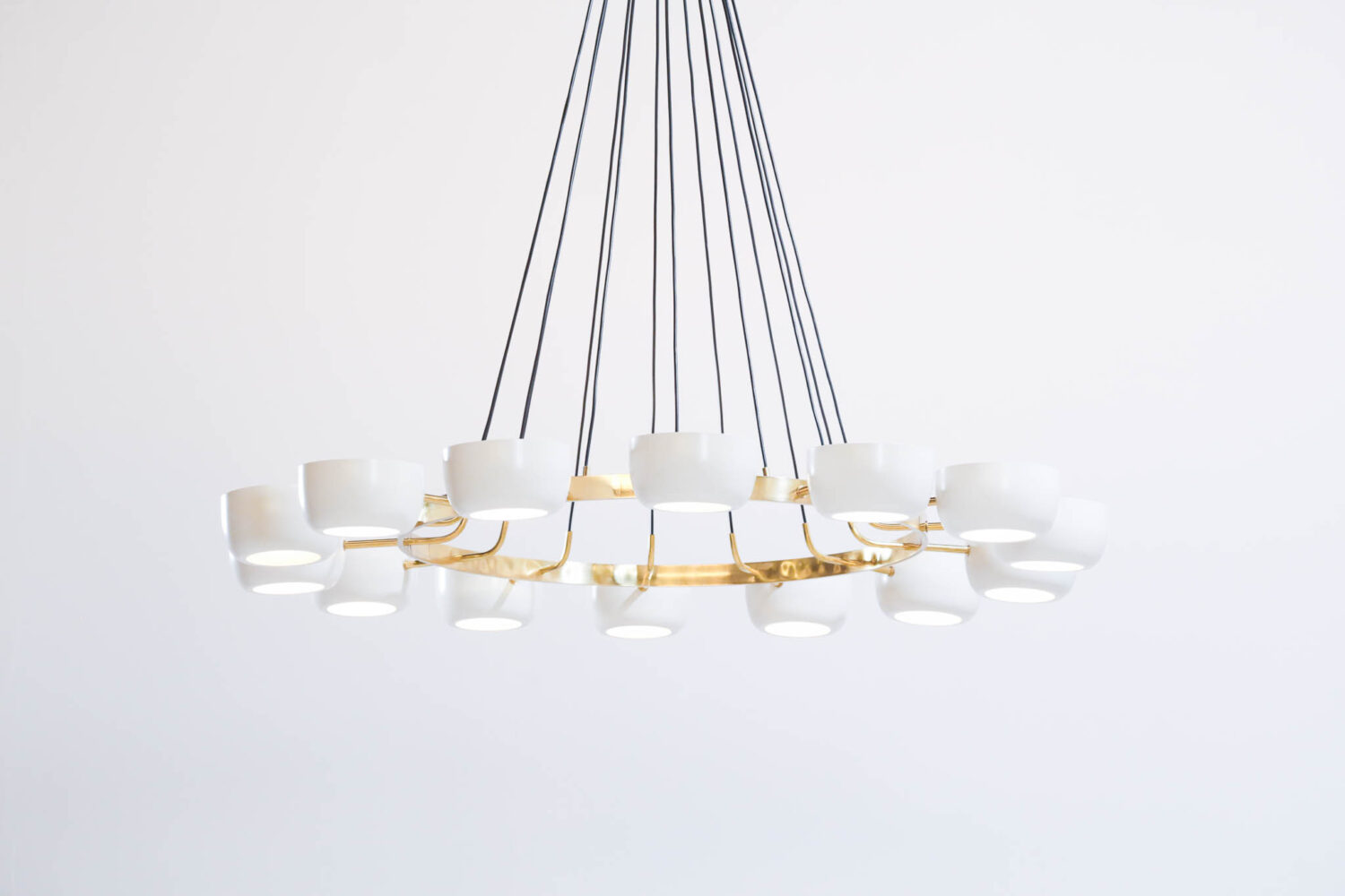 grand lustre comptemporain 14 abat jour italien stilnovo 39